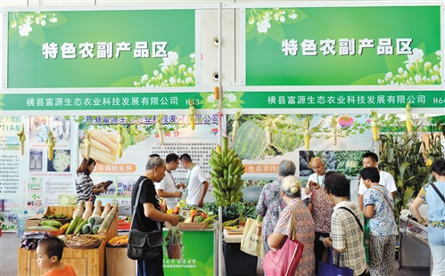 2016年橫縣名特優產品展銷會 茉莉飄香處，物產薈邕城